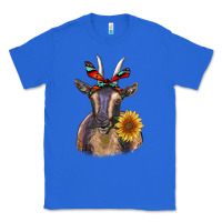 True Royal sunflower aztec ribbon goat Classic Tee - RanaPortraitStore