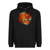 Black fall patch Heavyweight Hoodie - JahusDesignShop