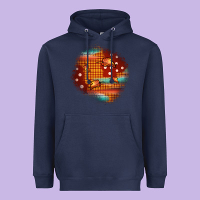 Fall Patch Heavyweight Hoodie Designed By Jahusdesignshop