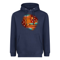 Navy fall patch Heavyweight Hoodie - JahusDesignShop
