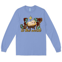 Colony Blue joy to the world Long Sleeve Tee - RanaPortraitStore