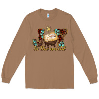 Toasted Coconut joy to the world Long Sleeve Tee - RanaPortraitStore