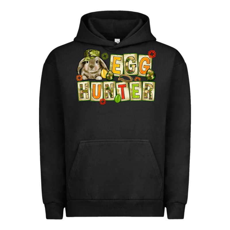 Egg Hunter With Camouflage Plate Letters Urban Hoodie by NancyCooperArtShop | Teevron