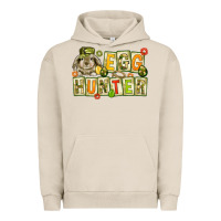 Pigment French Oak Egg hunter with camouflage plate letters Urban Hoodie - NancyCooperArtShop