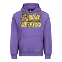 Tulip Egg hunter with camouflage plate letters Urban Hoodie - NancyCooperArtShop