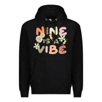 Black nine is a vibe Premium Hoodie - MaliasSmallBusiness