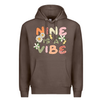 Coffee nine is a vibe Premium Hoodie - MaliasSmallBusiness