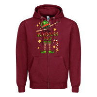 Burgundy im the badass elf Zipper Hoodie - FaDigitalArtStudio