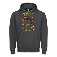 Smoke im the badass elf Zipper Hoodie - FaDigitalArtStudio