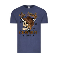 Vintage Denim the lonely cowboy club Vintage Tee - MaliasSmallBusiness
