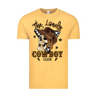 Vintage Mustard the lonely cowboy club Vintage Tee - MaliasSmallBusiness