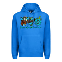 True Royal peace love  gemstone Premium Hoodie - AdoDesignShop