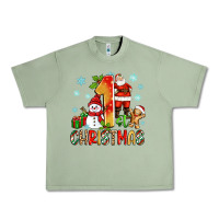 Oil Green 1st christmas santa and snowman Urban Heavy Tee - Zillion Design Studio