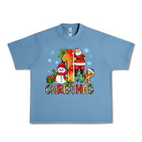 Pebble Blue 1st christmas santa and snowman Urban Heavy Tee - Zillion Design Studio