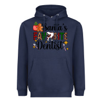 Navy santa's favorite dentist Heavyweight Hoodie - AdoDesignShop