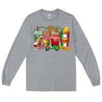 Heather Grey italy coffee cups Long Sleeve Tee - Zillion Design Studio