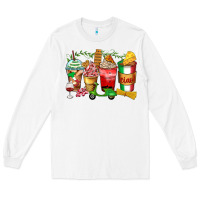 White italy coffee cups Long Sleeve Tee - Zillion Design Studio