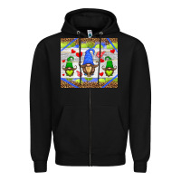 Black western tennis gnome Zipper Hoodie - HRA Design Shop