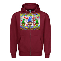 Western Tennis Gnome Zipper Hoodie | Teevron