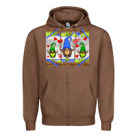 Chestnut western tennis gnome Zipper Hoodie - HRA Design Shop