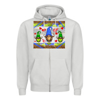Dove Grey western tennis gnome Zipper Hoodie - HRA Design Shop
