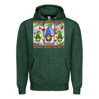 Sports Green western tennis gnome Zipper Hoodie - HRA Design Shop