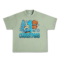 Oil Green 1st christmas gingerbread boy Urban Heavy Tee - Zillion Design Studio
