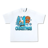 White 1st christmas gingerbread boy Urban Heavy Tee - Zillion Design Studio