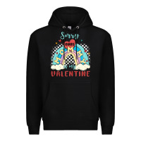 Black sorry boys mommy is valentine Premium Hoodie - MaliasSmallBusiness