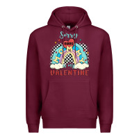 Burgundy sorry boys mommy is valentine Premium Hoodie - MaliasSmallBusiness