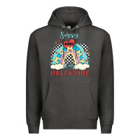 Charcoal Heather sorry boys mommy is valentine Premium Hoodie - MaliasSmallBusiness