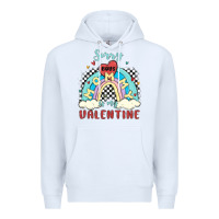 White sorry boys mommy is valentine Premium Hoodie - MaliasSmallBusiness