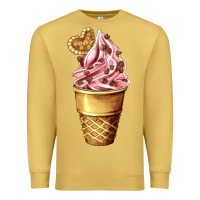 Antique Gold ice cream fast food Premium Sweatshirt - AdoDesignShop