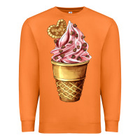 Carrot ice cream fast food Premium Sweatshirt - AdoDesignShop