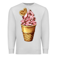 Dove Grey ice cream fast food Premium Sweatshirt - AdoDesignShop