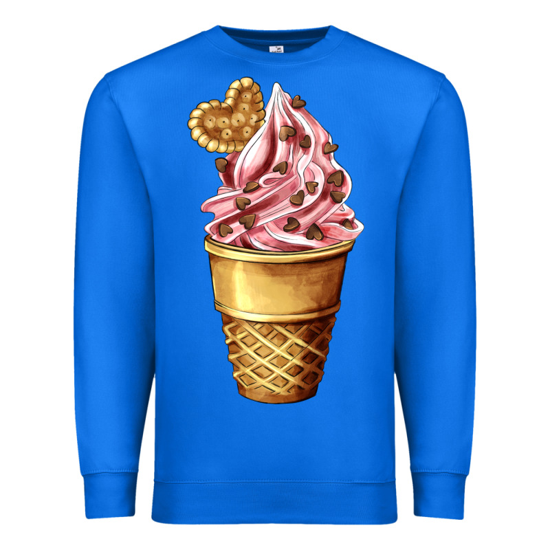 Ice Cream Fast Food Premium Sweatshirt by AdoDesignShop | Teevron