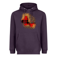 Plum christmas patch Heavyweight Hoodie - JahusDesignShop