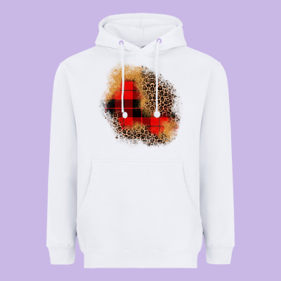 Christmas Patch Heavyweight Hoodie Designed By Jahusdesignshop