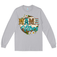 Moon Dust mama vibes with daisies Long Sleeve Tee - texasbilliewilder
