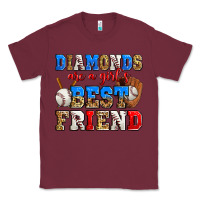 Burgundy diamonds are a girl's best friend baseball Classic Tee - Zillion Design Studio