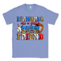 Colony Blue diamonds are a girl's best friend baseball Classic Tee - Zillion Design Studio
