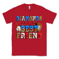 Red diamonds are a girl's best friend baseball Classic Tee - Zillion Design Studio