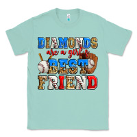 Diamonds Are A Girl's Best Friend Baseball Classic Tee | Teevron