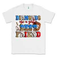 White diamonds are a girl's best friend baseball Classic Tee - Zillion Design Studio