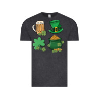 Vintage Black pot of gold Vintage Tee - MaliasSmallBusiness