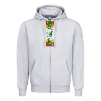 Heather Grey golf penwraps Zipper Hoodie - HRA Design Shop
