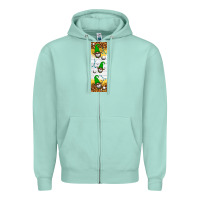Seafoam golf penwraps Zipper Hoodie - HRA Design Shop