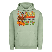 Pigment Oil Green give thanks for a little and you will find a lot Urban Hoodie - MaliasSmallBusiness