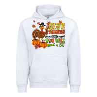 White give thanks for a little and you will find a lot Urban Hoodie - MaliasSmallBusiness