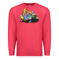 Cardinal easter excavator gnome egg leopard Premium Sweatshirt - Artiststas